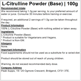 L-Citrulline Powder (Base)